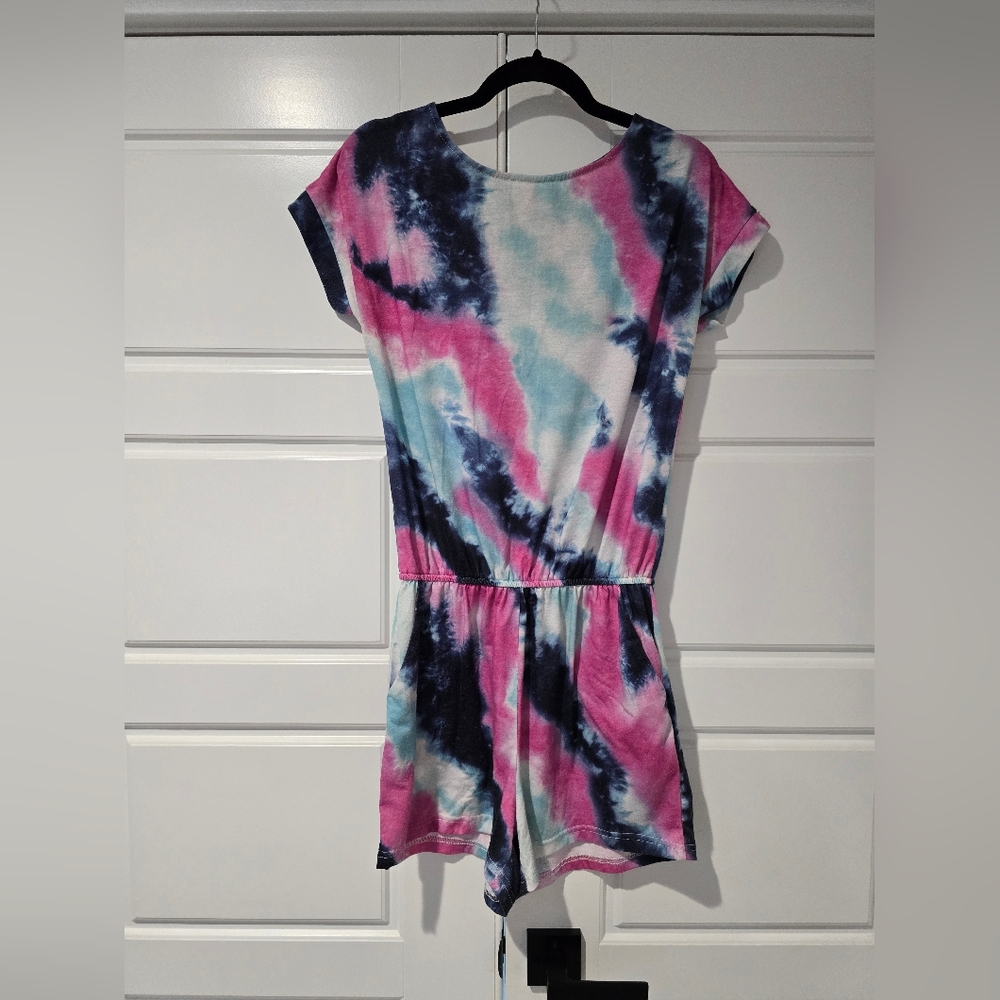 Anrabess Tie Dye Romper – Size Small – Soft Stretchy Casual One-Piece